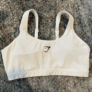 Gymshark white sports bra